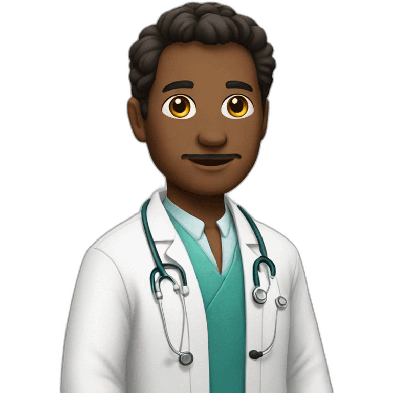 portrait doctor in a robe emoji