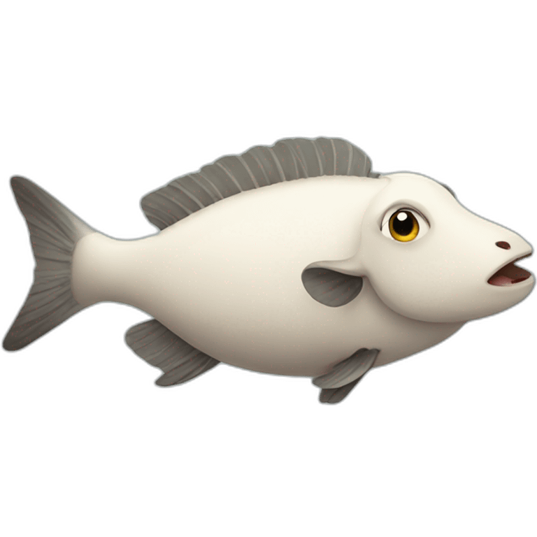 sheep-fish emoji