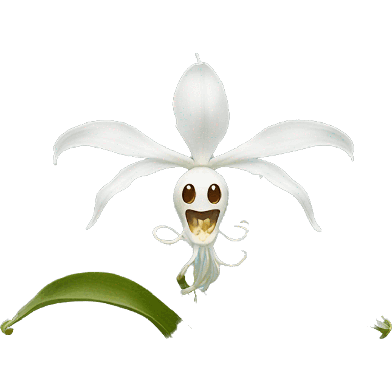 ghost orchid emoji