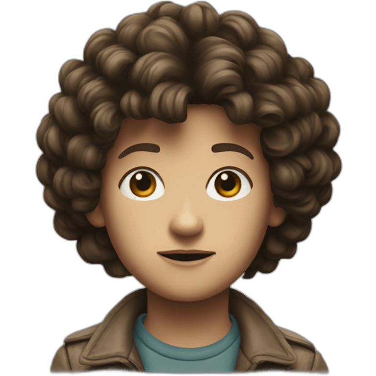 Eleven from stranger things emoji