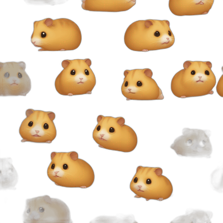 a hamster is artist emoji