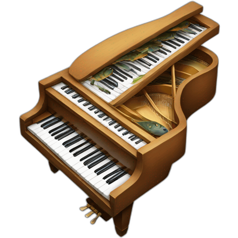 Fish platine piano emoji