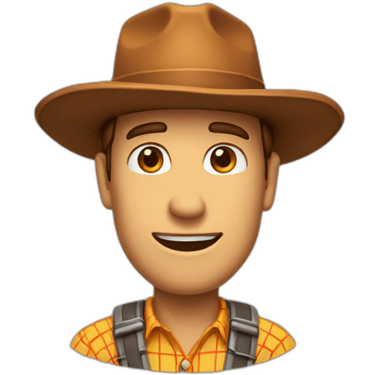 Woody in hat emoji