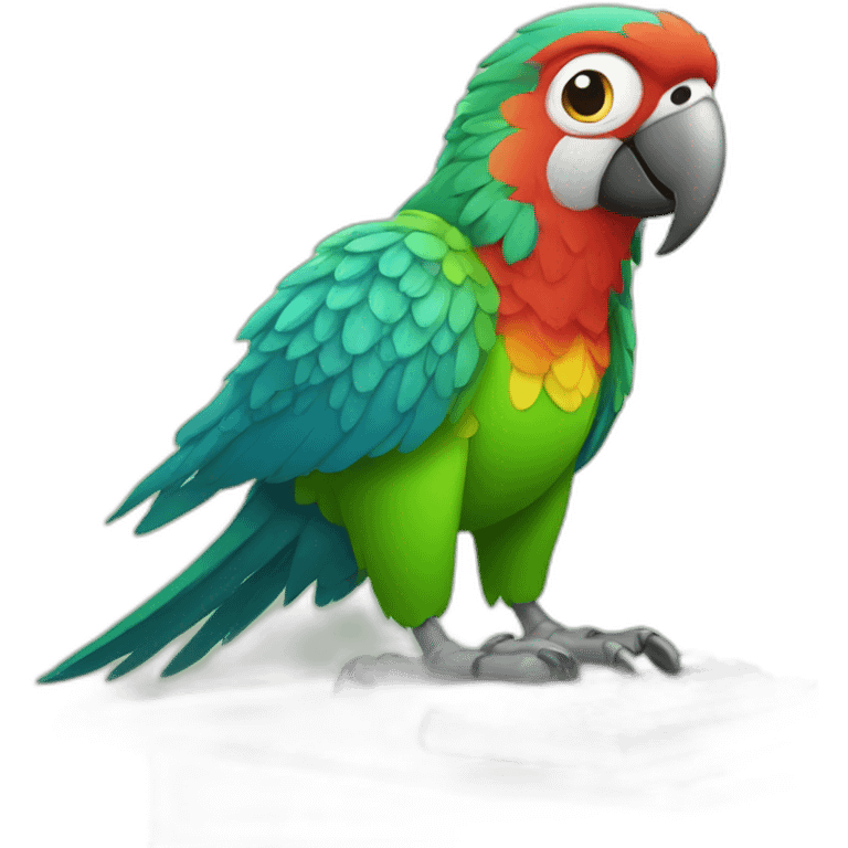 parrot in keyboard emoji