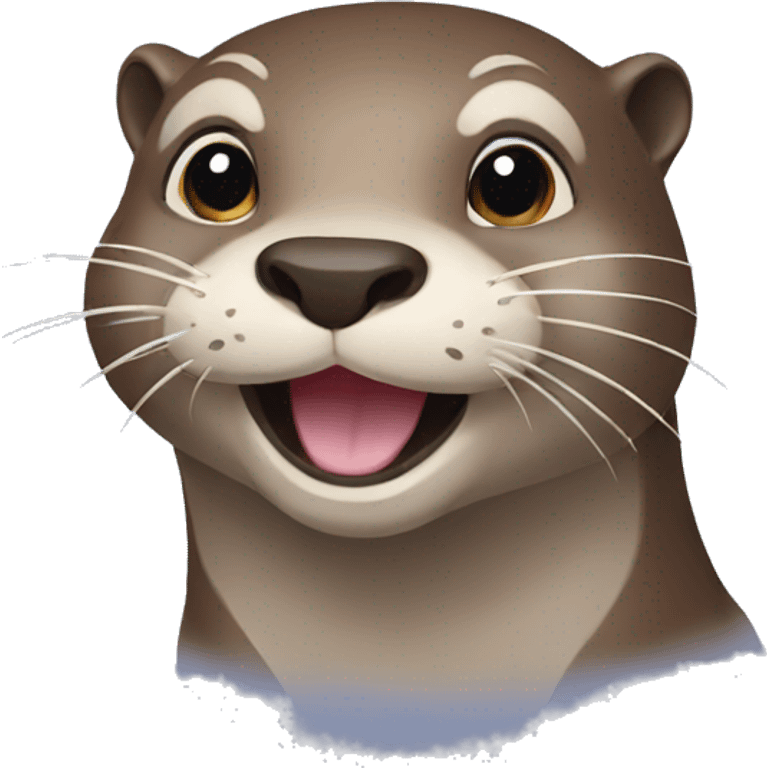 Otter joy emoji