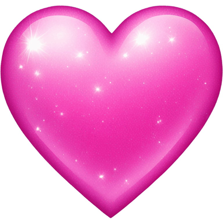 Sparkle with pink heart  emoji