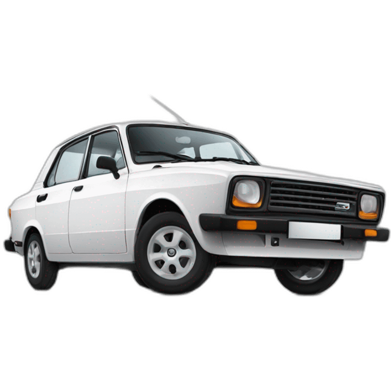 White lada two round headlights emoji