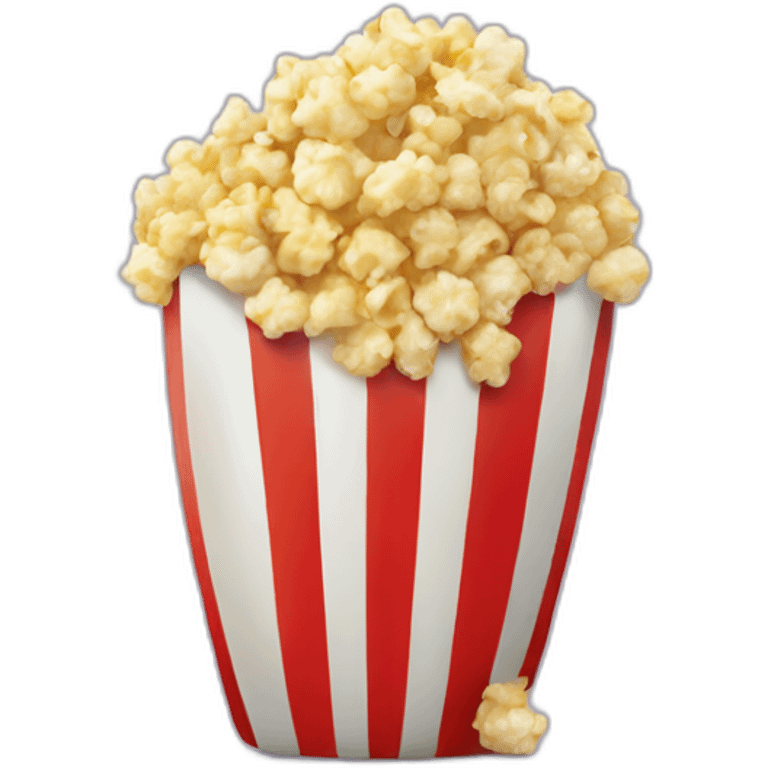 Popcorn sur un canapé emoji