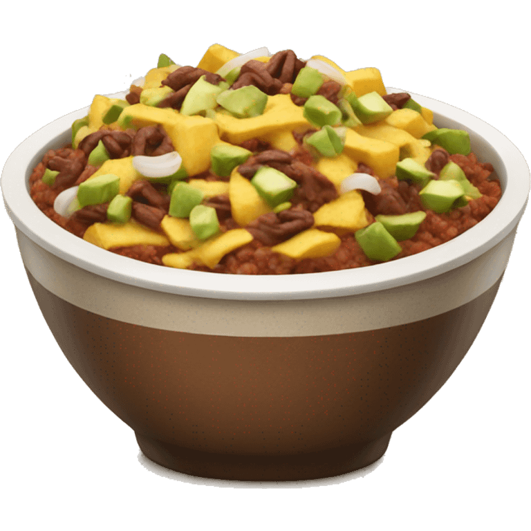 Chipotle bowl emoji