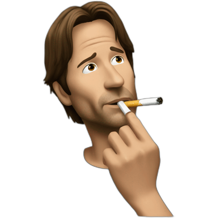 hank moody smokes cigarette emoji