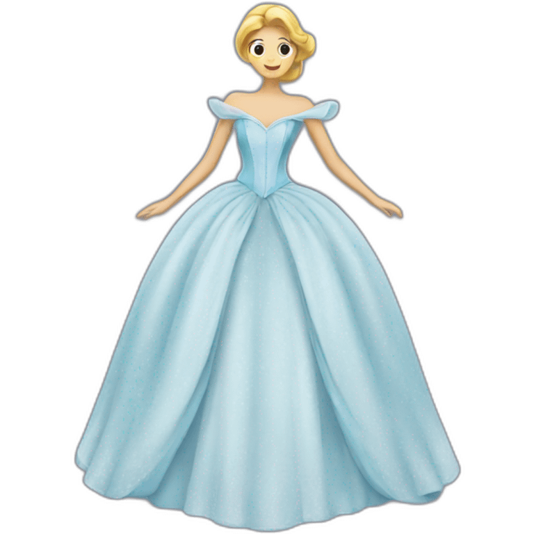 cendrillon robe emoji