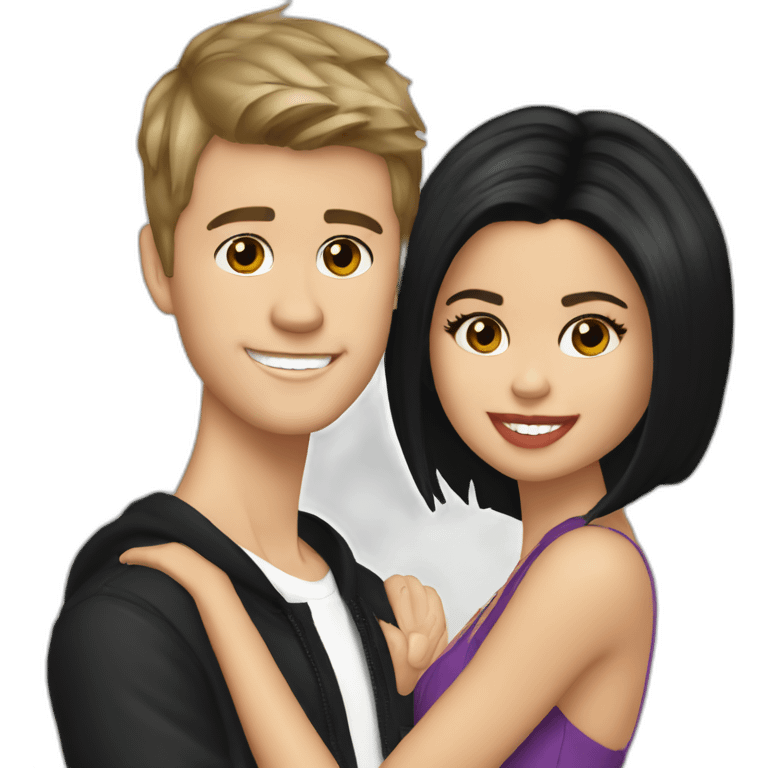 Selena Gomez with Justin Bieber emoji