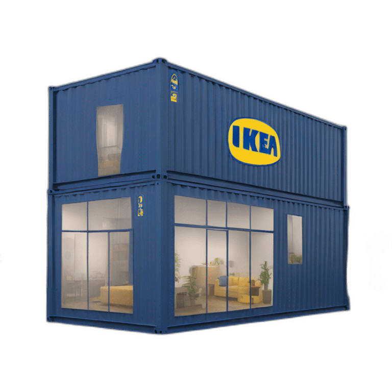 Ikea containers building  emoji