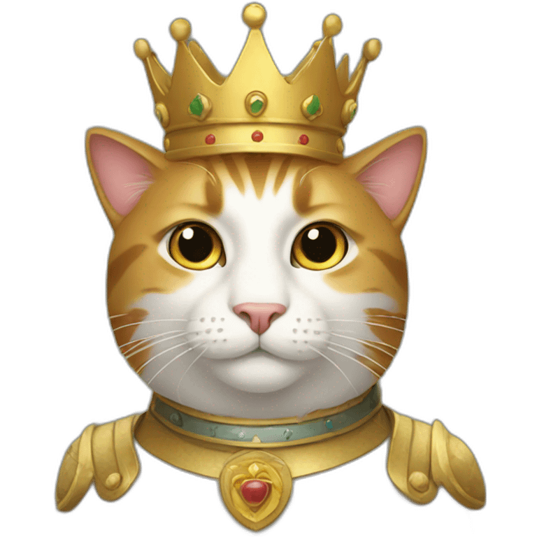 king cat emoji