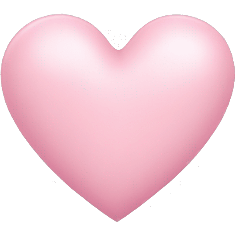 Light pink heart emoji