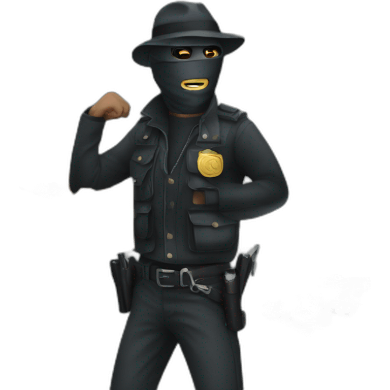 Bank robbery emoji