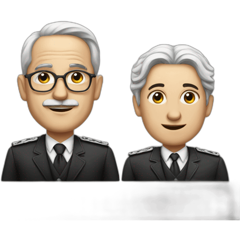 German leader and jewish person emoji