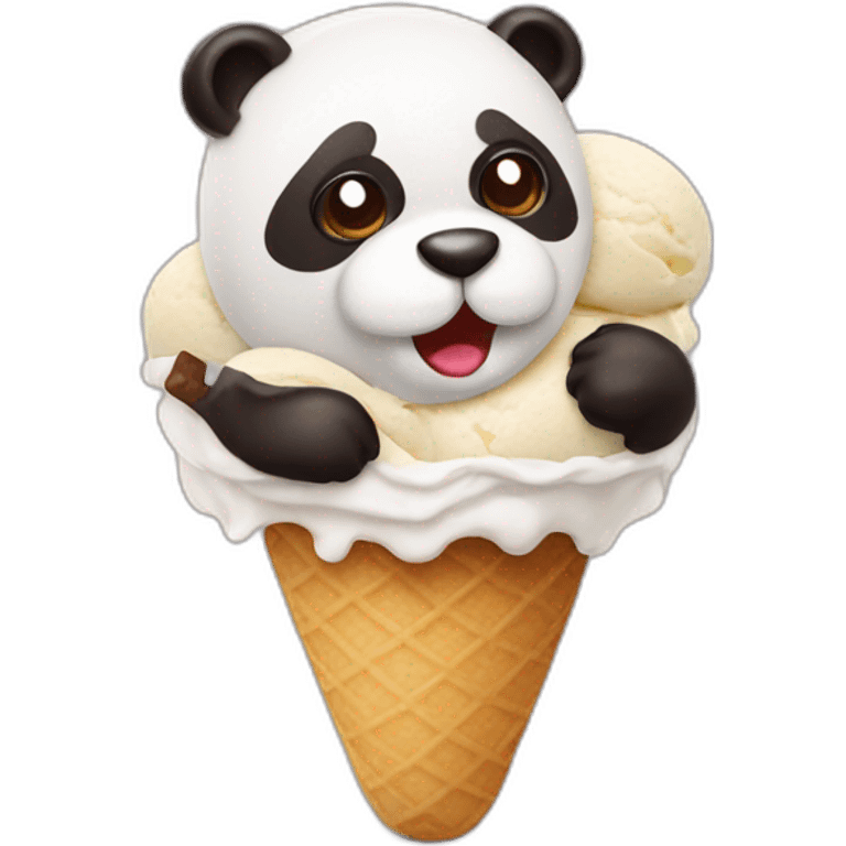 icecream panda emoji