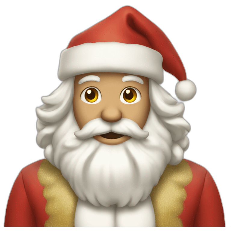 rich santa emoji