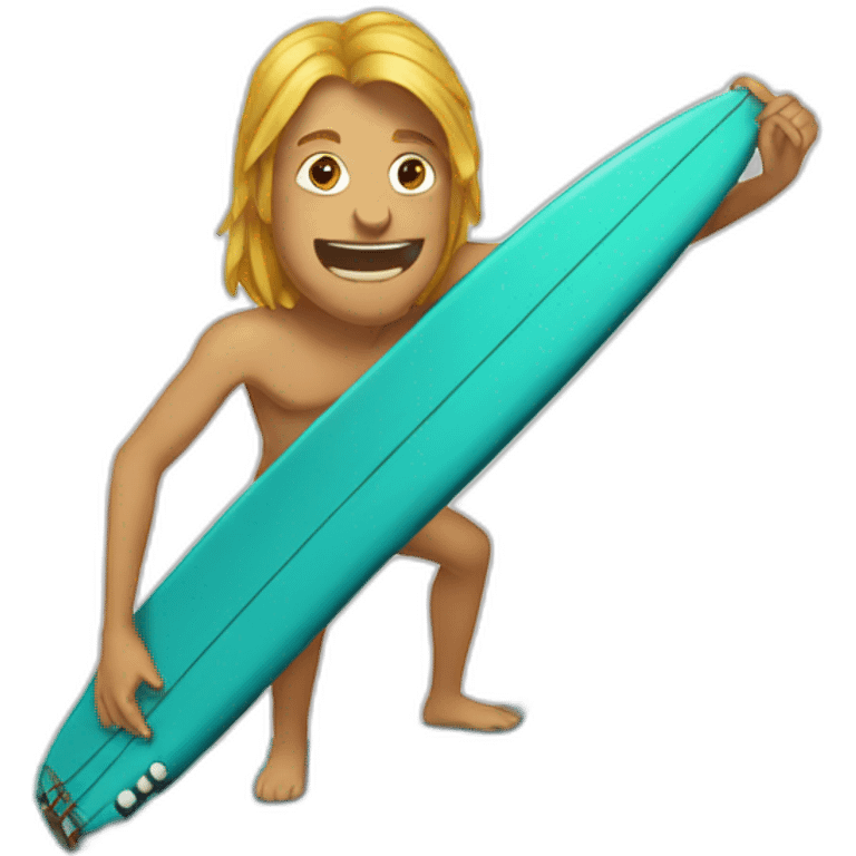 Tabla de surf emoji