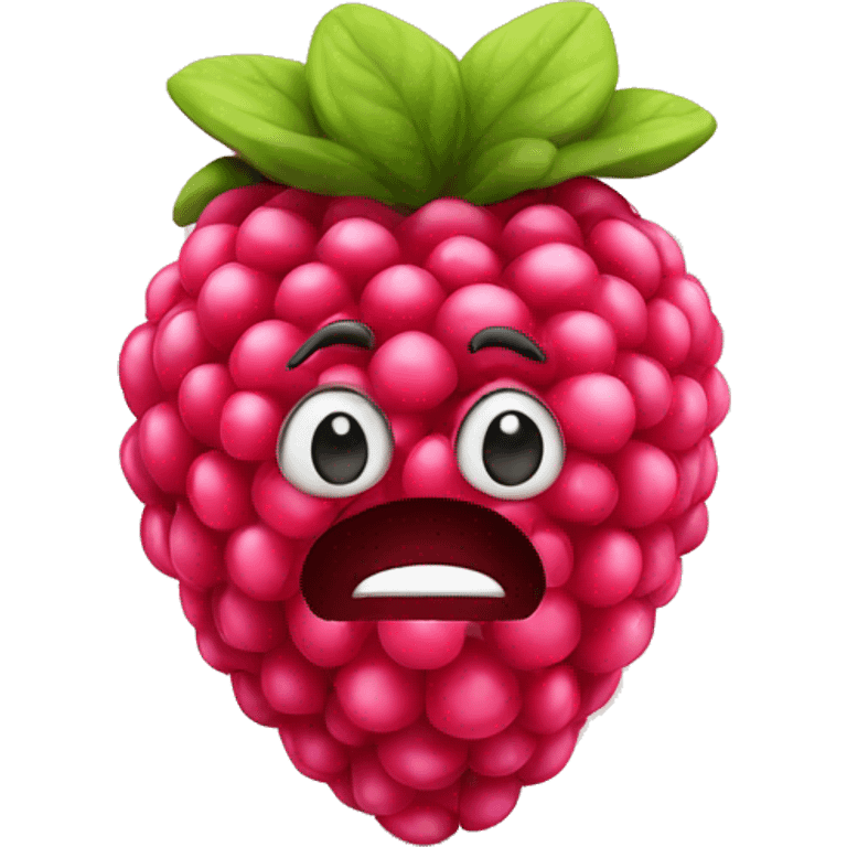 3D Rasberry  emoji