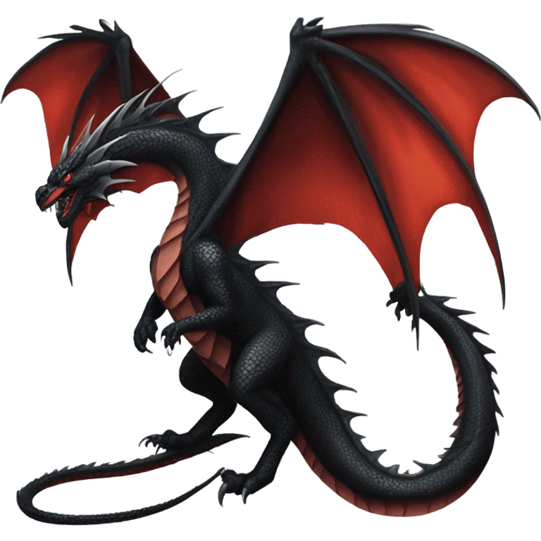 Black dragon emoji