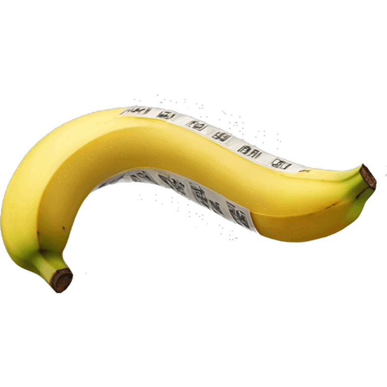 Tape the banana. emoji