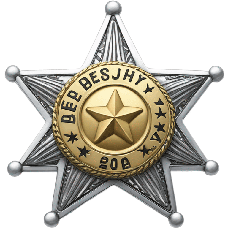 Deputy badge emoji