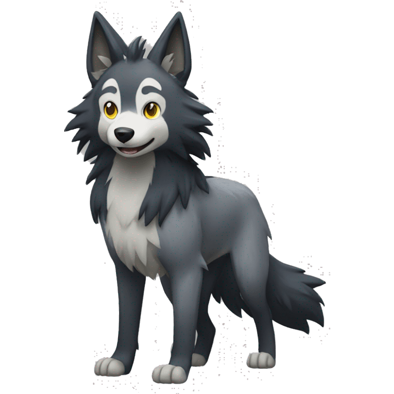 Mightyena full body emoji