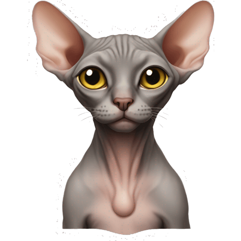 Hairless Sphinx Cat emoji