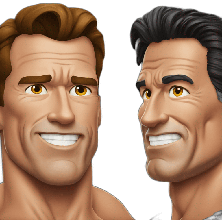 Schwarzenegger y Stallone emoji