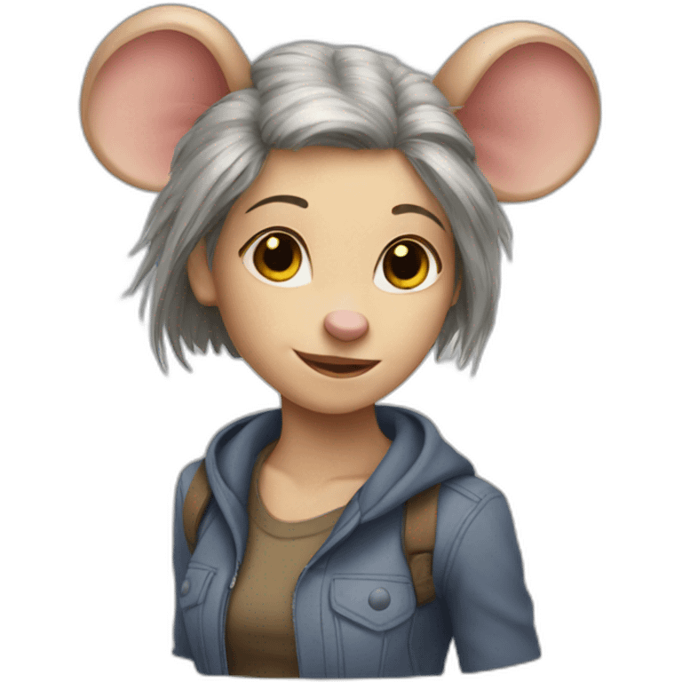 Ratty girl emoji