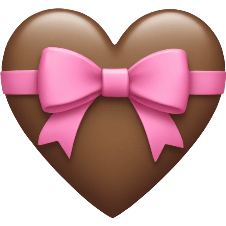 Pink heart with a bow on it  emoji