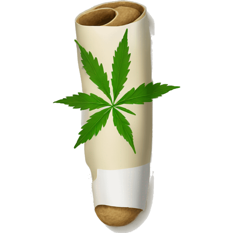 Rolled cbd joint  emoji