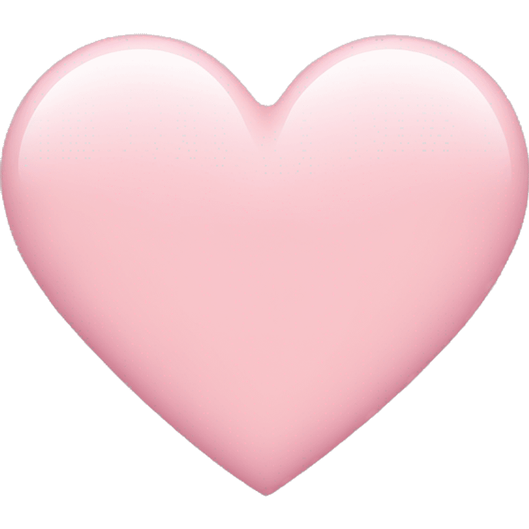 light pink heart emoji