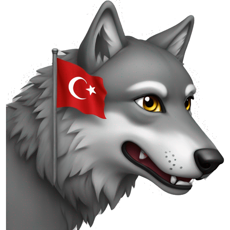 greywolf with turkish flag emoji