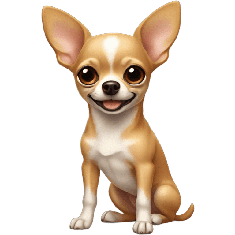 Chihuahua marrón tierno emoji