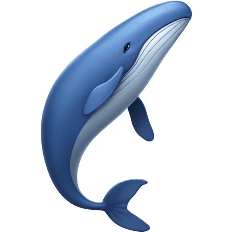 Blue whale purple happy emoji