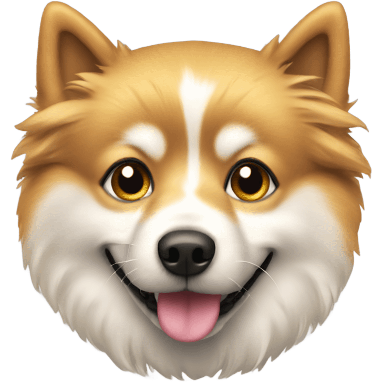 spitz dog golden emoji