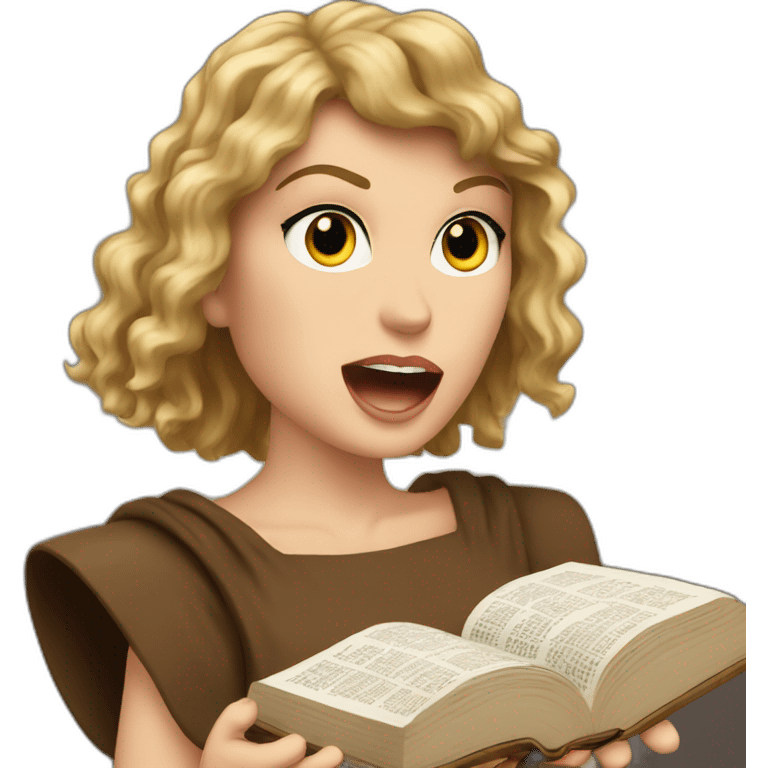 taylor swift destroying the bible emoji