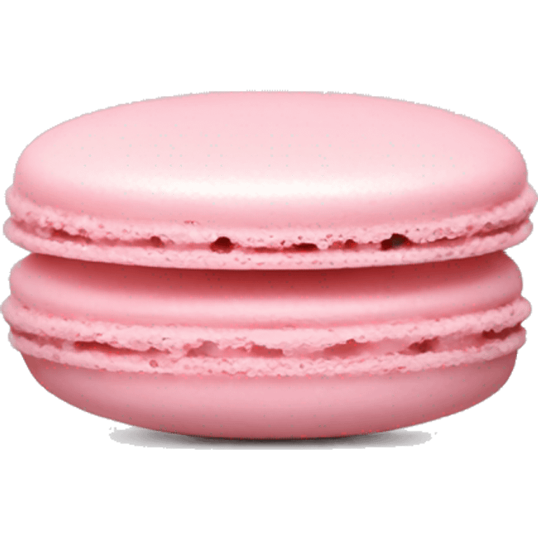 Light pink macaron emoji