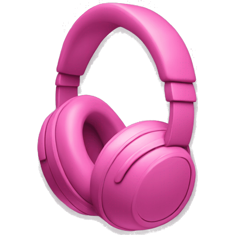 Pink headphones  emoji