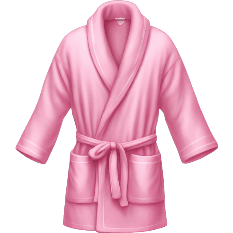 Light pink luxury bathroom robe emoji