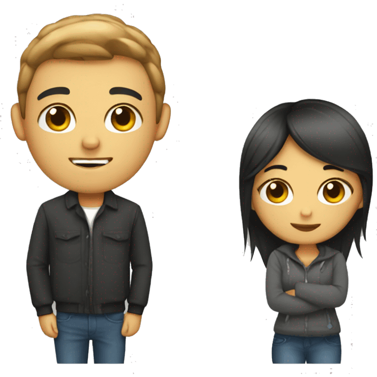 Boyfriend and girlfriend emoji