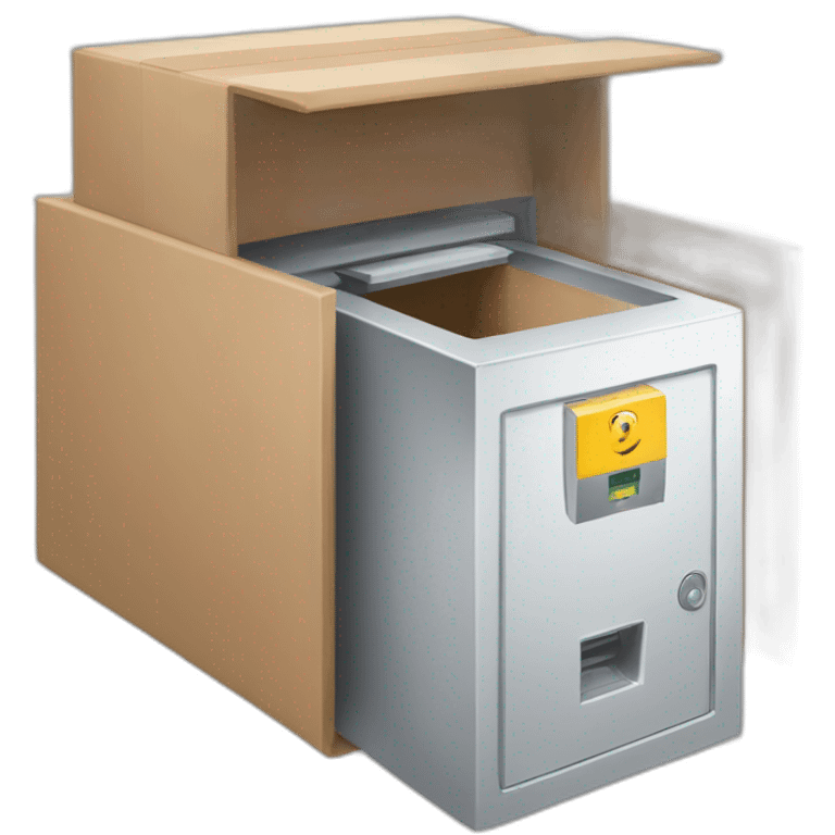 Mondial relay locker parcel machine emoji