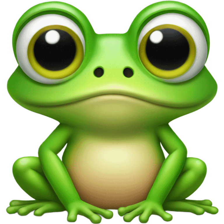 Frog wearing a bikini  emoji