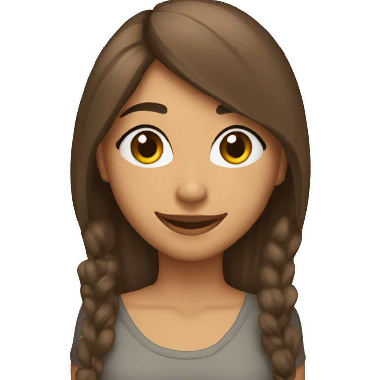 Chica latina sonriente  emoji