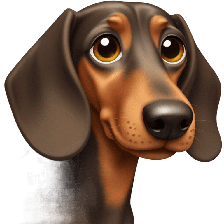 Dachshund dog emoji