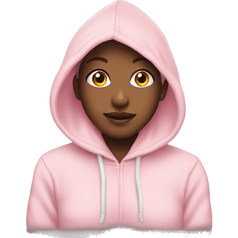 Light pink girly hoddie  emoji