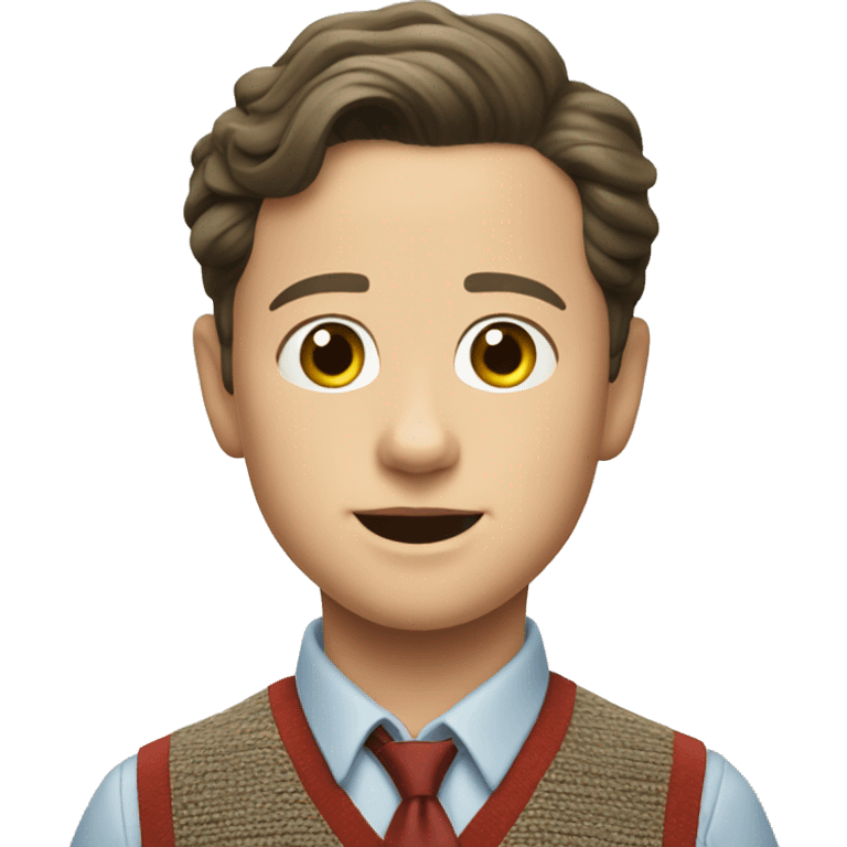 Young Sheldon playing bar trivia  emoji